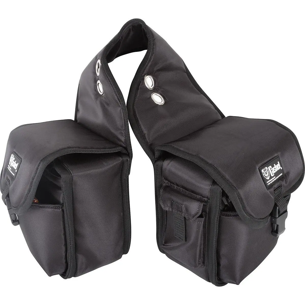 Black endurance saddle bags