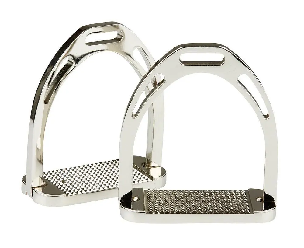 Stainless safety horse stirrups